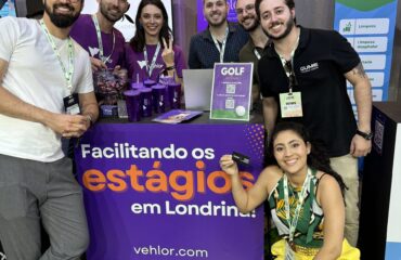 Vehlor, agência digital de estágios, participando do Lidere + Negócios da ACIL de Londrina no Paraná