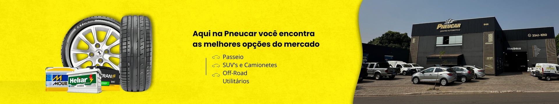Pneucar Centro Automotivo - Banner