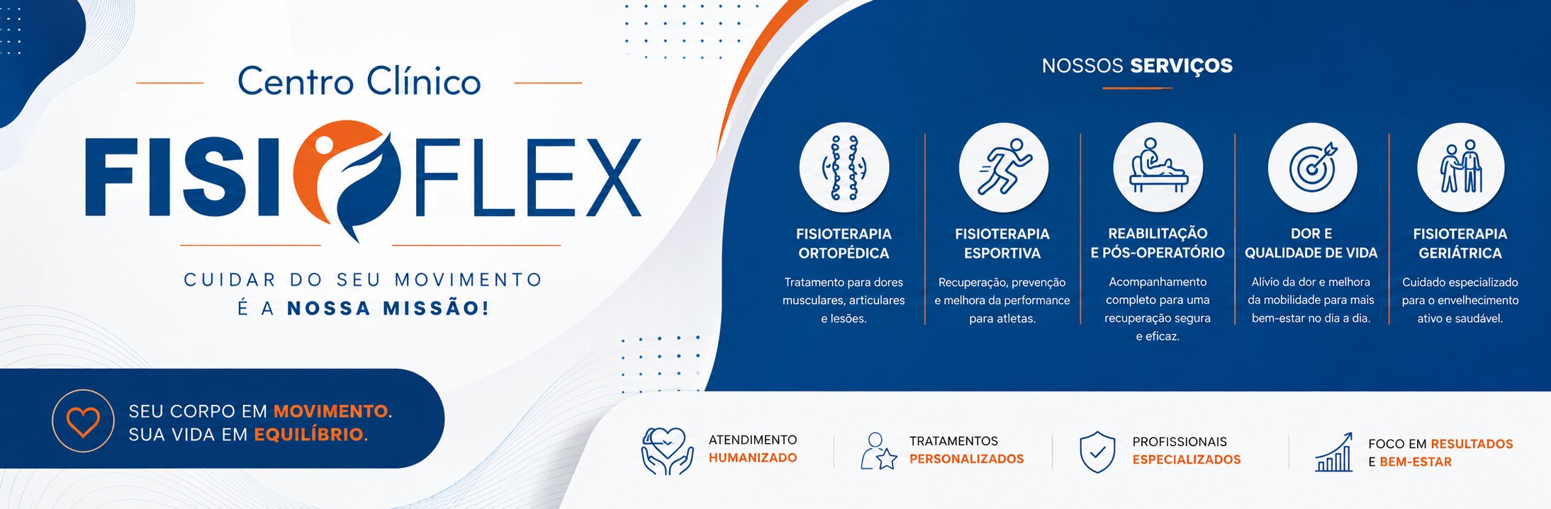 Centro Clínico FisioFlex - Banner
